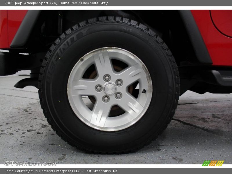Flame Red / Dark Slate Gray 2005 Jeep Wrangler Sport 4x4