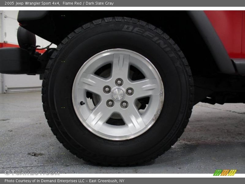 Flame Red / Dark Slate Gray 2005 Jeep Wrangler Sport 4x4