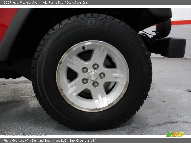 Flame Red / Dark Slate Gray 2005 Jeep Wrangler Sport 4x4