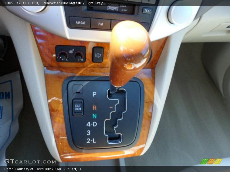 Breakwater Blue Metallic / Light Gray 2009 Lexus RX 350
