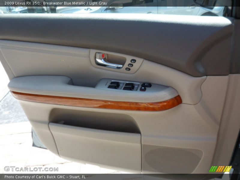 Breakwater Blue Metallic / Light Gray 2009 Lexus RX 350