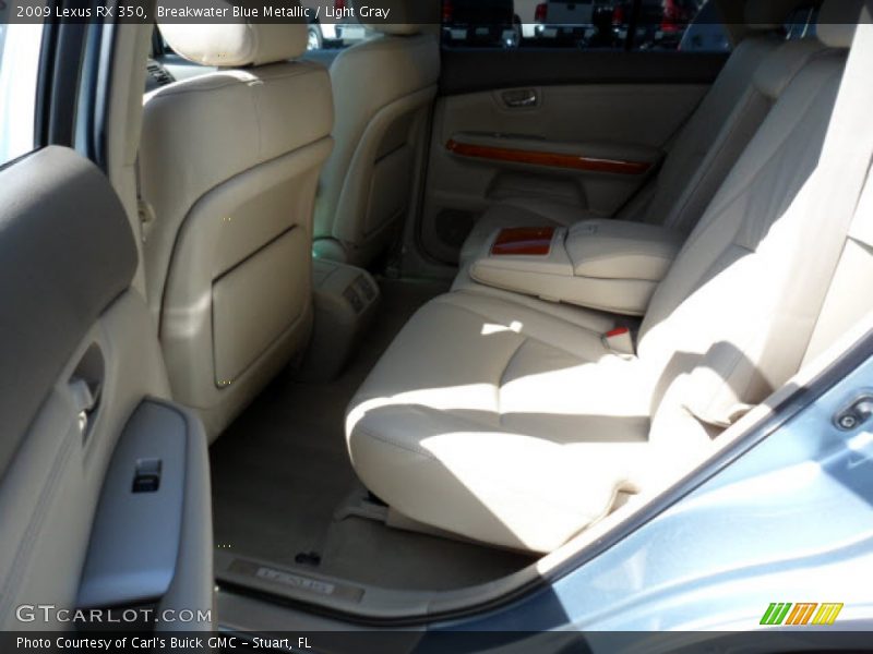 Breakwater Blue Metallic / Light Gray 2009 Lexus RX 350