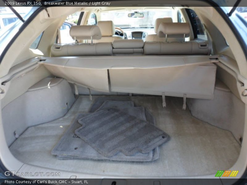 Breakwater Blue Metallic / Light Gray 2009 Lexus RX 350