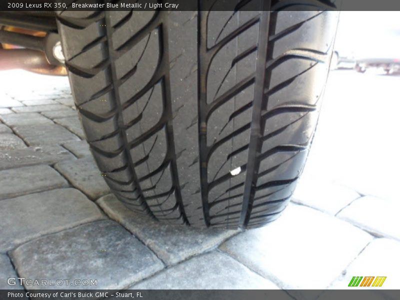 Breakwater Blue Metallic / Light Gray 2009 Lexus RX 350