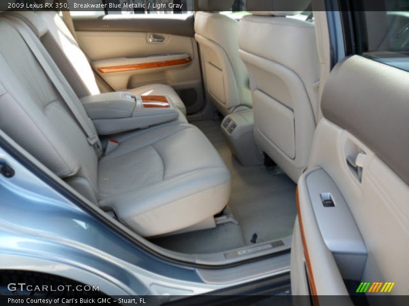 Breakwater Blue Metallic / Light Gray 2009 Lexus RX 350