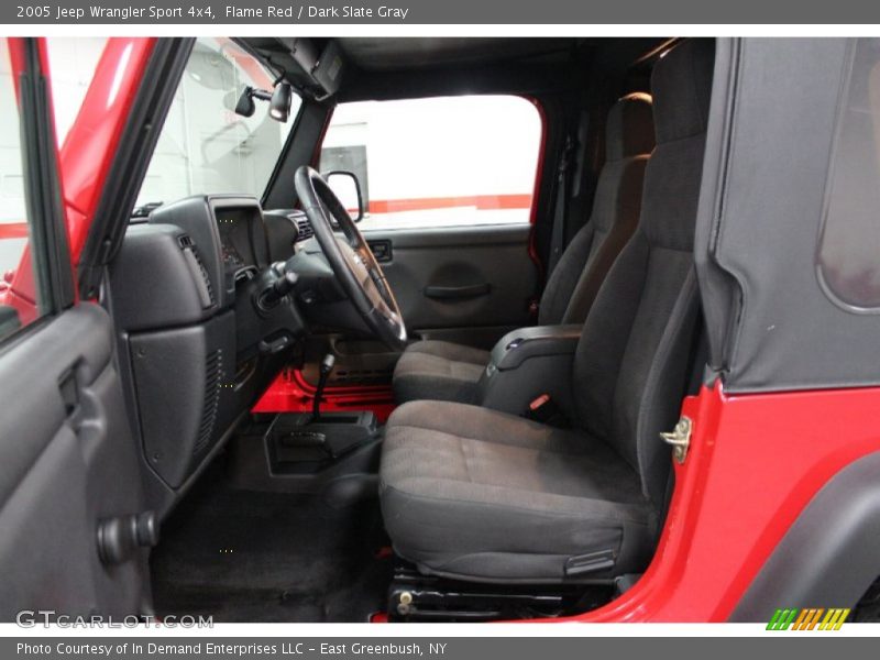 Flame Red / Dark Slate Gray 2005 Jeep Wrangler Sport 4x4