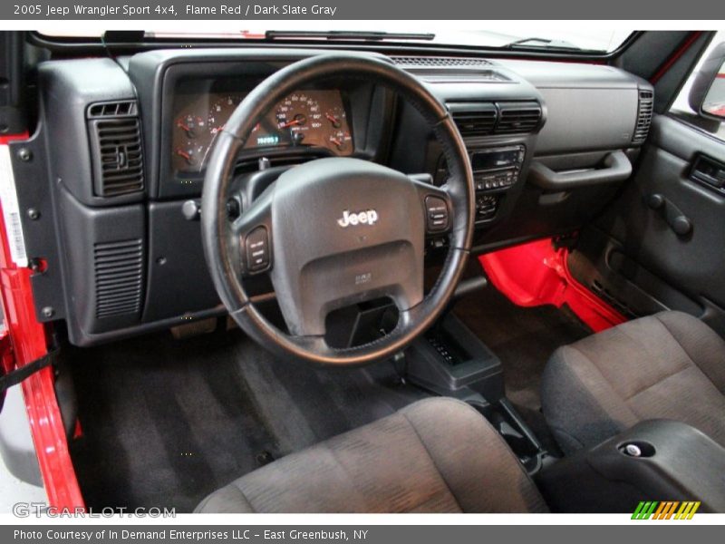 Flame Red / Dark Slate Gray 2005 Jeep Wrangler Sport 4x4