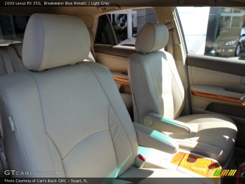 Breakwater Blue Metallic / Light Gray 2009 Lexus RX 350