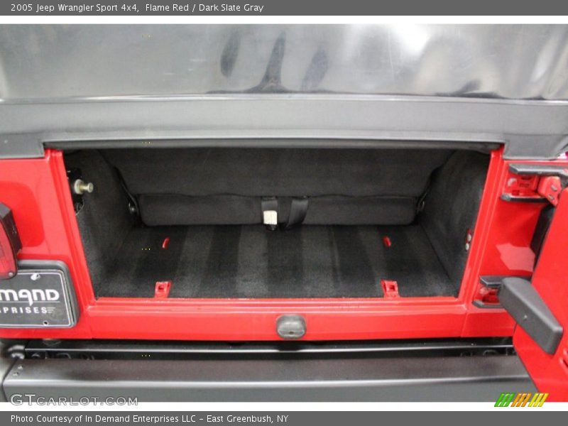 Flame Red / Dark Slate Gray 2005 Jeep Wrangler Sport 4x4