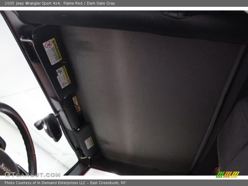 Flame Red / Dark Slate Gray 2005 Jeep Wrangler Sport 4x4