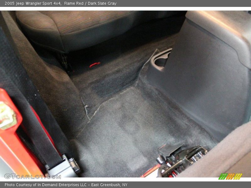 Flame Red / Dark Slate Gray 2005 Jeep Wrangler Sport 4x4
