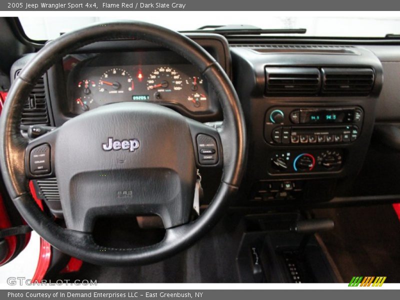 Flame Red / Dark Slate Gray 2005 Jeep Wrangler Sport 4x4