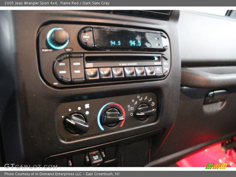 Flame Red / Dark Slate Gray 2005 Jeep Wrangler Sport 4x4