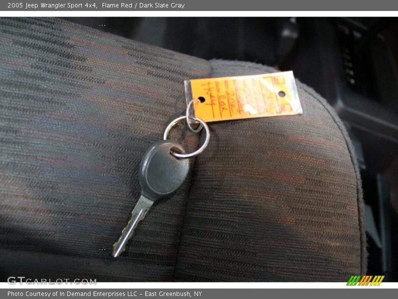 Flame Red / Dark Slate Gray 2005 Jeep Wrangler Sport 4x4