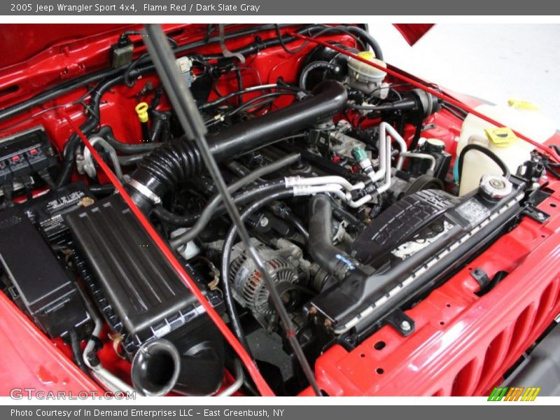 Flame Red / Dark Slate Gray 2005 Jeep Wrangler Sport 4x4