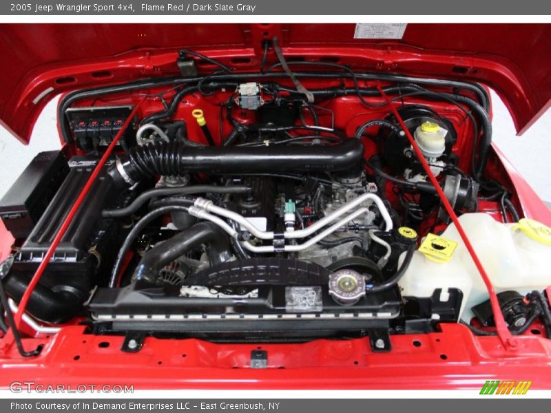Flame Red / Dark Slate Gray 2005 Jeep Wrangler Sport 4x4