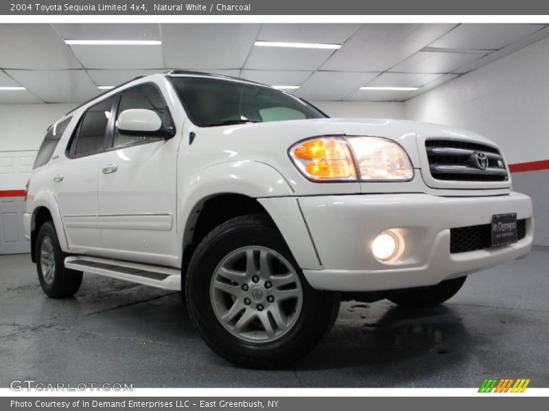 Natural White / Charcoal 2004 Toyota Sequoia Limited 4x4