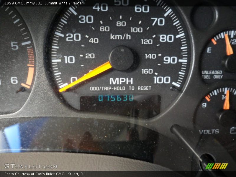 Summit White / Pewter 1999 GMC Jimmy SLE
