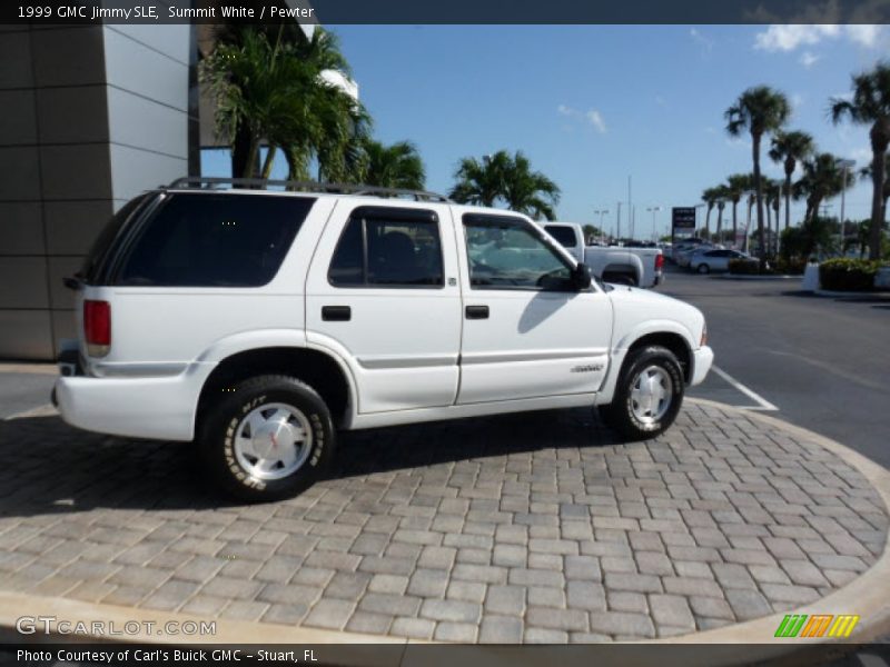 Summit White / Pewter 1999 GMC Jimmy SLE