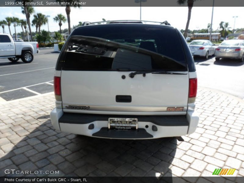 Summit White / Pewter 1999 GMC Jimmy SLE