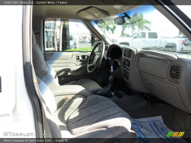 Summit White / Pewter 1999 GMC Jimmy SLE