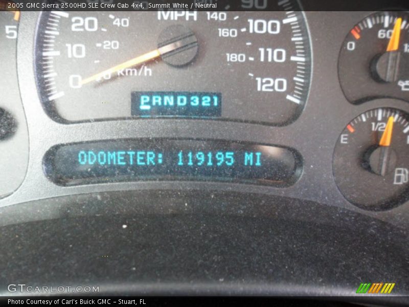 Summit White / Neutral 2005 GMC Sierra 2500HD SLE Crew Cab 4x4
