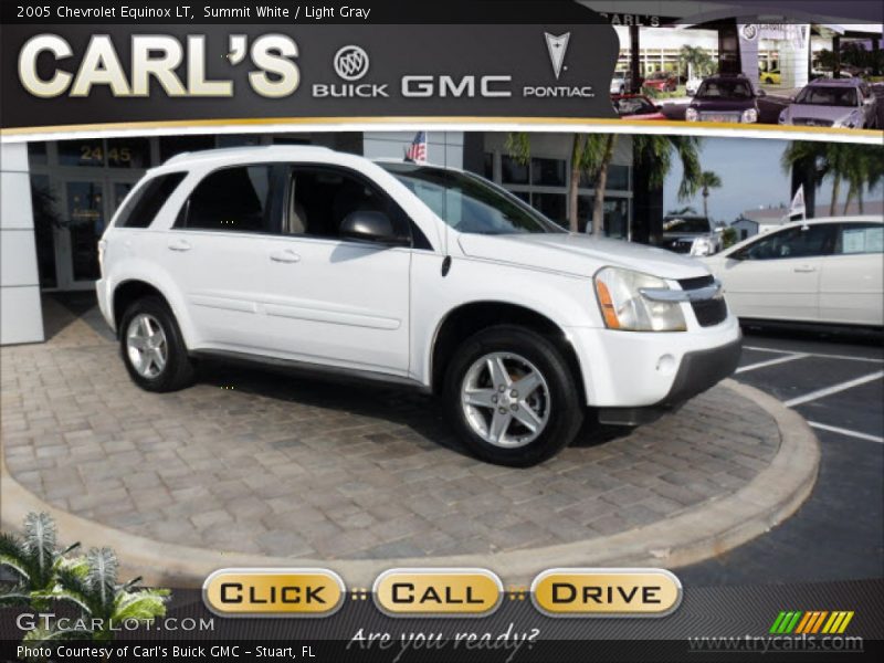 Summit White / Light Gray 2005 Chevrolet Equinox LT