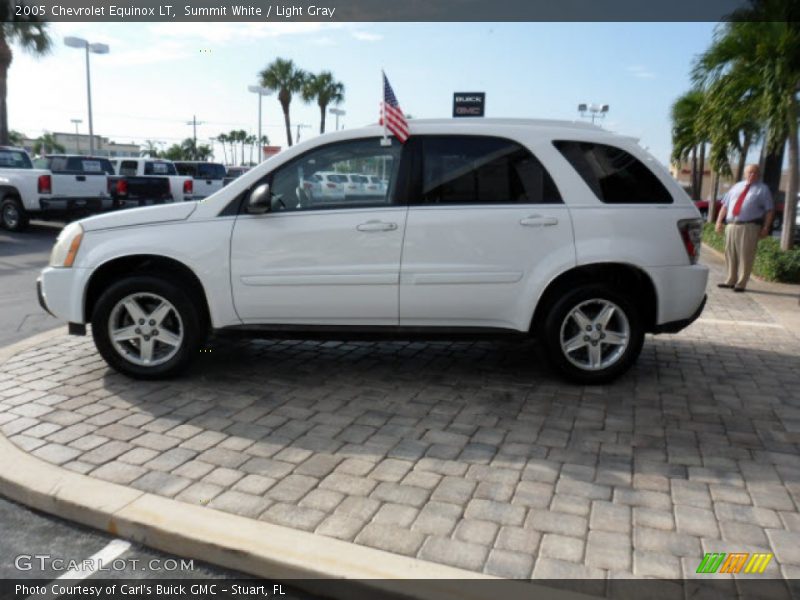 Summit White / Light Gray 2005 Chevrolet Equinox LT