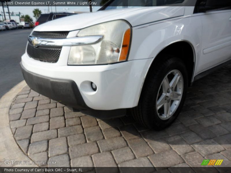 Summit White / Light Gray 2005 Chevrolet Equinox LT