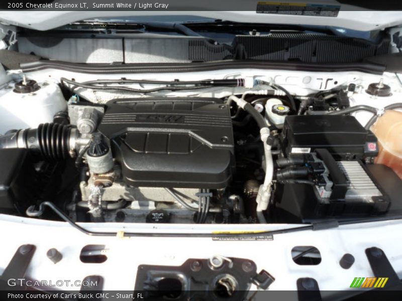 Summit White / Light Gray 2005 Chevrolet Equinox LT