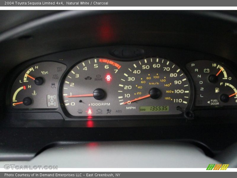 Natural White / Charcoal 2004 Toyota Sequoia Limited 4x4