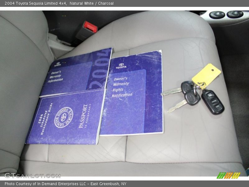 Natural White / Charcoal 2004 Toyota Sequoia Limited 4x4