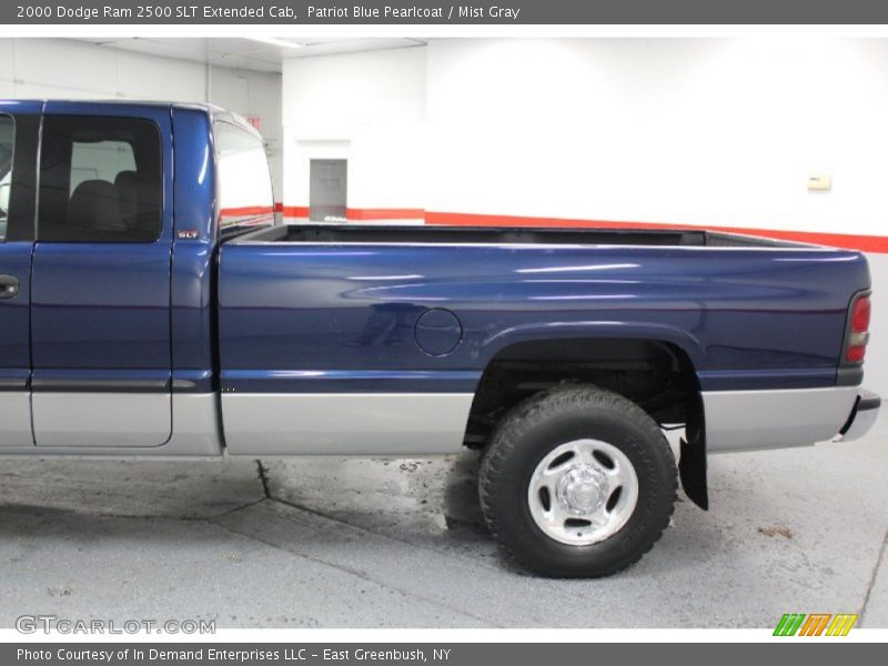 Patriot Blue Pearlcoat / Mist Gray 2000 Dodge Ram 2500 SLT Extended Cab