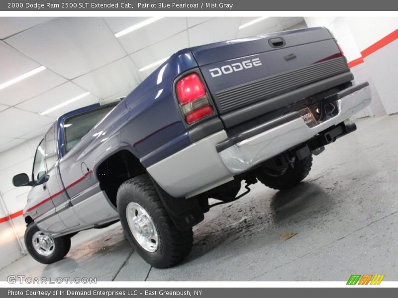 Patriot Blue Pearlcoat / Mist Gray 2000 Dodge Ram 2500 SLT Extended Cab