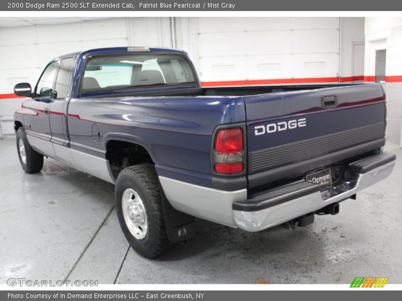 Patriot Blue Pearlcoat / Mist Gray 2000 Dodge Ram 2500 SLT Extended Cab