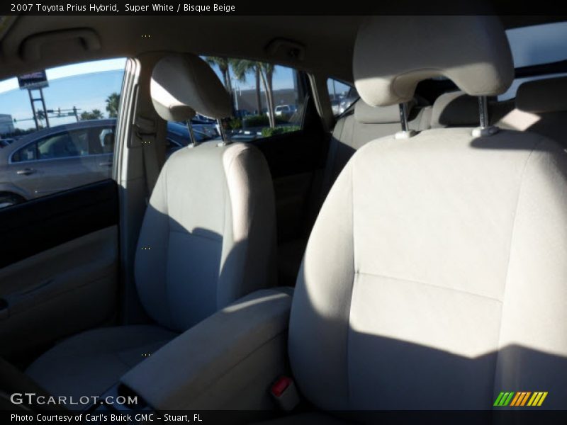 Super White / Bisque Beige 2007 Toyota Prius Hybrid
