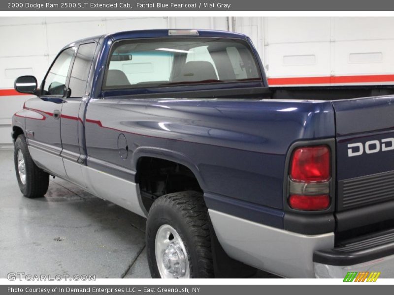Patriot Blue Pearlcoat / Mist Gray 2000 Dodge Ram 2500 SLT Extended Cab
