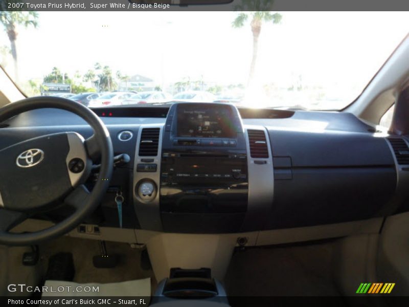 Super White / Bisque Beige 2007 Toyota Prius Hybrid