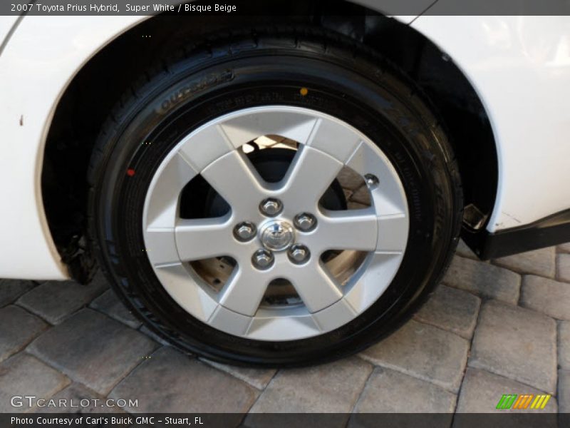 Super White / Bisque Beige 2007 Toyota Prius Hybrid