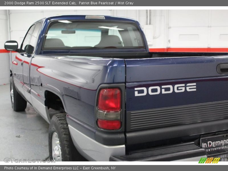 Patriot Blue Pearlcoat / Mist Gray 2000 Dodge Ram 2500 SLT Extended Cab