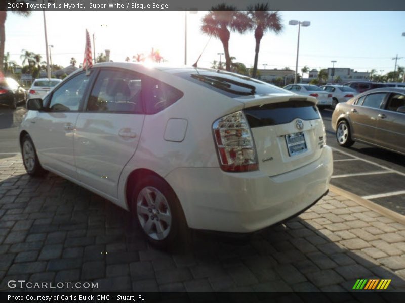 Super White / Bisque Beige 2007 Toyota Prius Hybrid