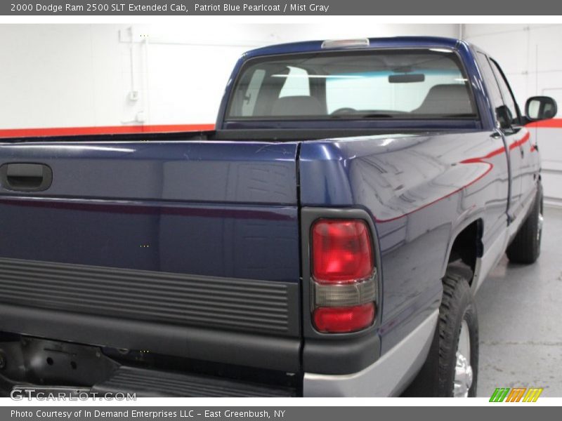 Patriot Blue Pearlcoat / Mist Gray 2000 Dodge Ram 2500 SLT Extended Cab