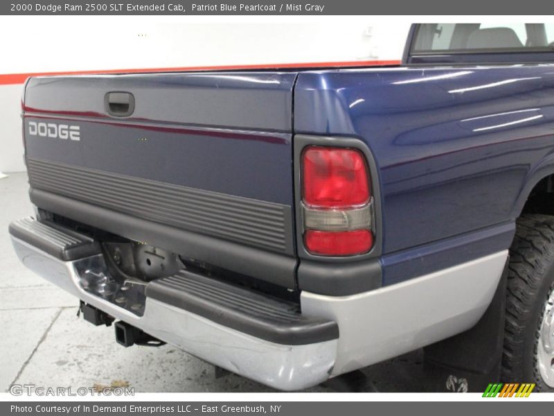 Patriot Blue Pearlcoat / Mist Gray 2000 Dodge Ram 2500 SLT Extended Cab