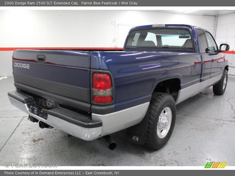 Patriot Blue Pearlcoat / Mist Gray 2000 Dodge Ram 2500 SLT Extended Cab