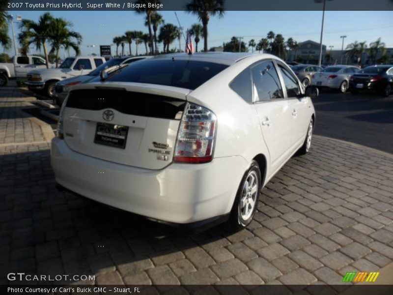 Super White / Bisque Beige 2007 Toyota Prius Hybrid