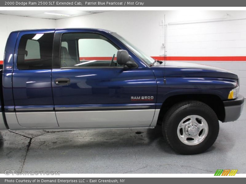 Patriot Blue Pearlcoat / Mist Gray 2000 Dodge Ram 2500 SLT Extended Cab
