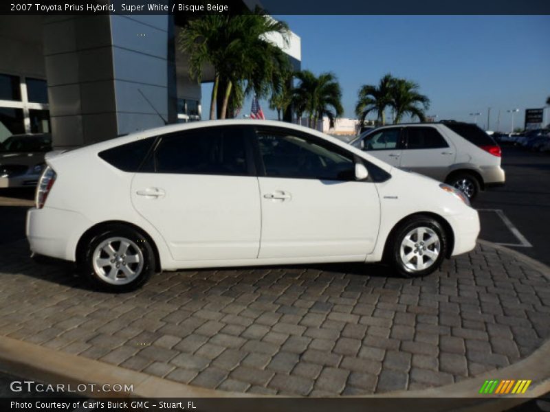 Super White / Bisque Beige 2007 Toyota Prius Hybrid