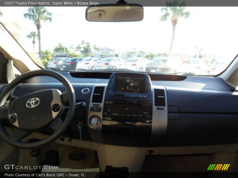 Super White / Bisque Beige 2007 Toyota Prius Hybrid