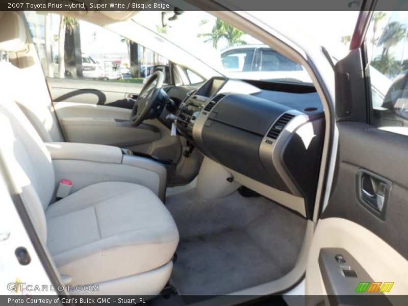 Super White / Bisque Beige 2007 Toyota Prius Hybrid