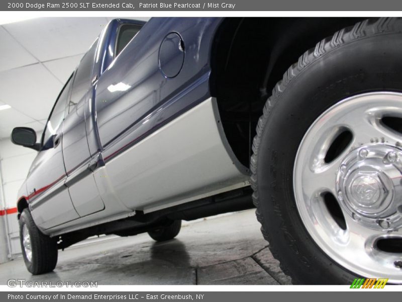 Patriot Blue Pearlcoat / Mist Gray 2000 Dodge Ram 2500 SLT Extended Cab